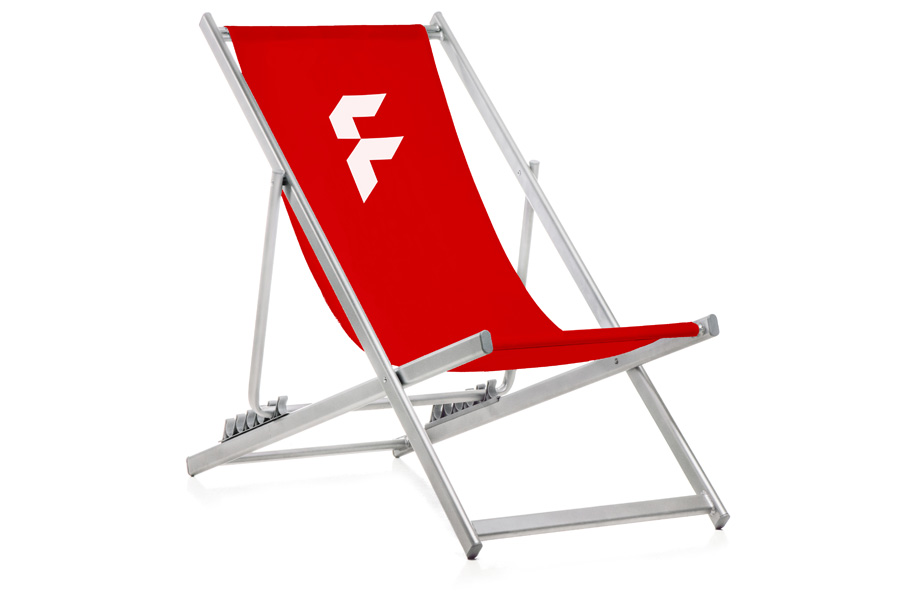 Liegestuhl Alu, System inkl. Druck