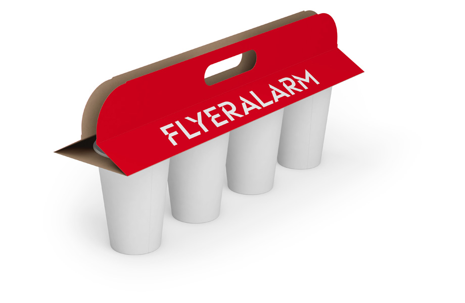 Becherträger aus Karton