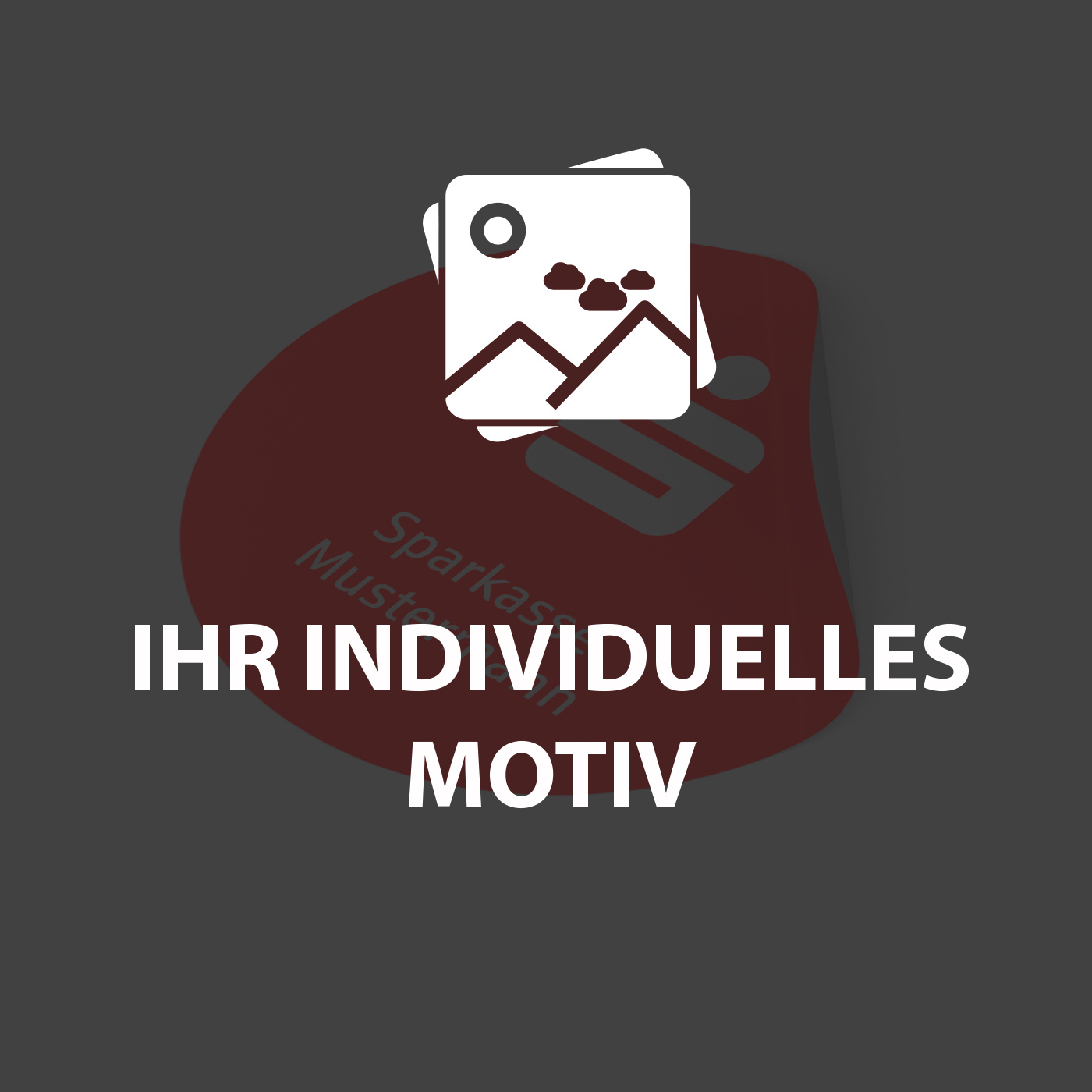 Sparkasse Aufkleber Rund/ Vinylaufkleber