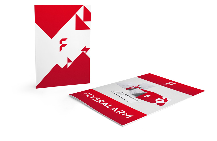 Prospekte mit Klebefalz im Offsetdruck