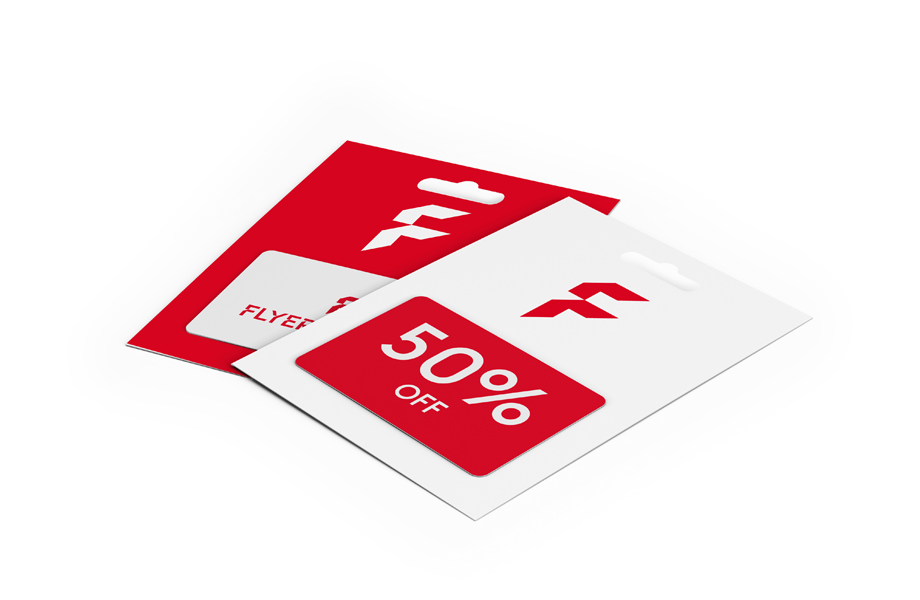 Gutscheinkarte als Paketbeilage