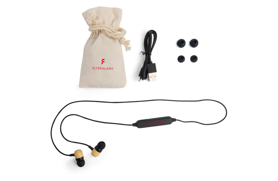 Kabellose Kopfhörer aus Bambus