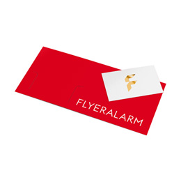 Gutscheinkarten mit Visitenkartenschlitzen