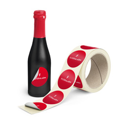 Flaschenetiketten auf Rolle im Wunschformat