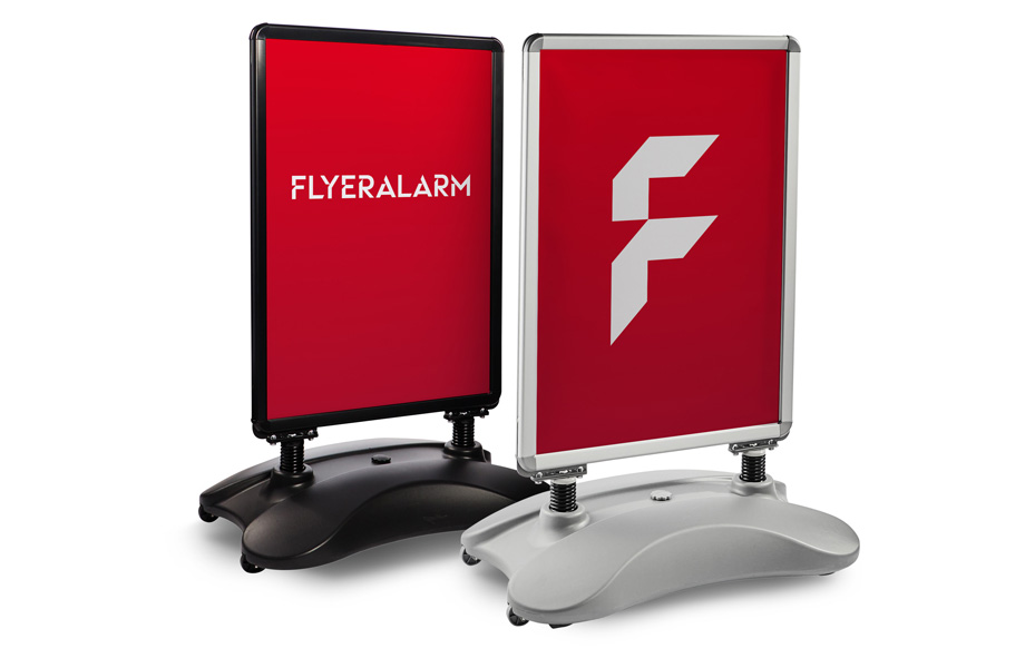 Kundenstopper Outdoor inkl. Druck