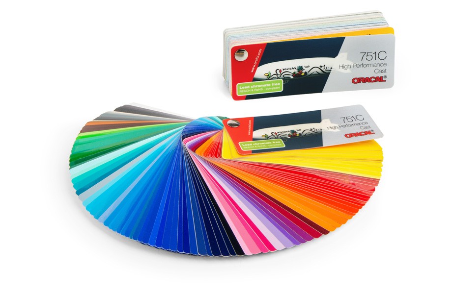 Farbfächer Klebebuchstaben Premium