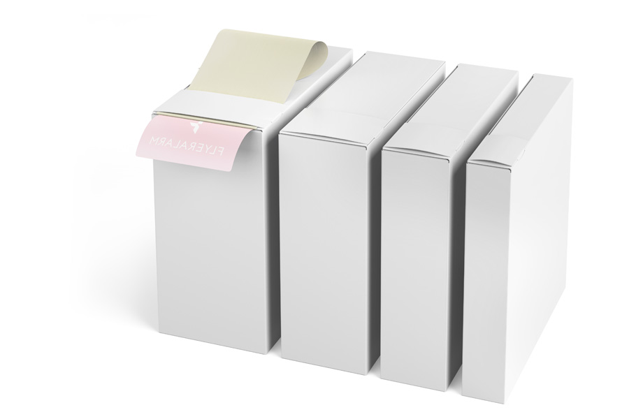 Spenderbox für Etiketten auf Rolle