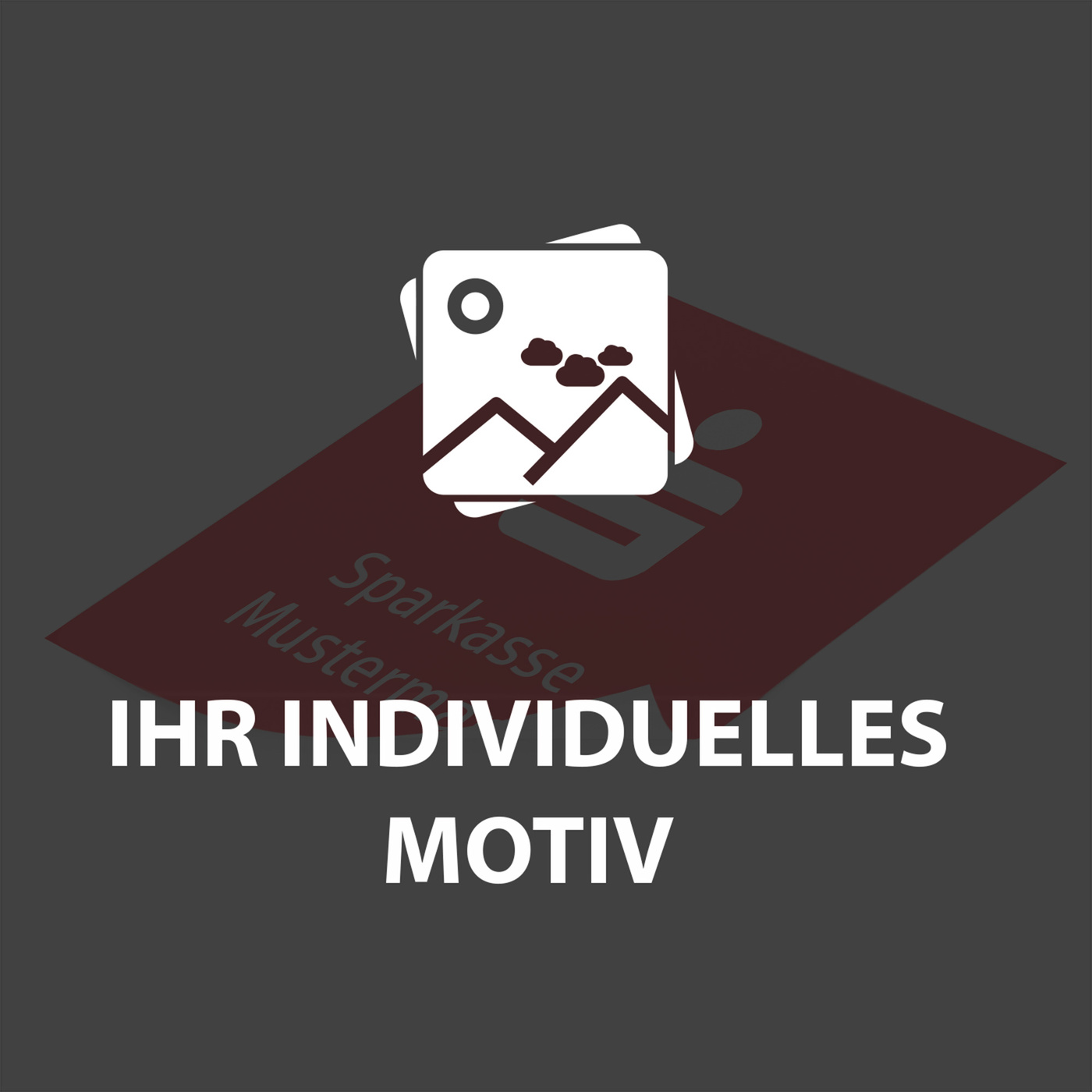 Sparkasse Aufkleber Eckig/ Vinylaufkleber