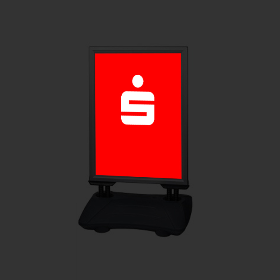 Druck für Kundenstopper DIN A0, Front und Rückseite Glanz - eigenes Motiv