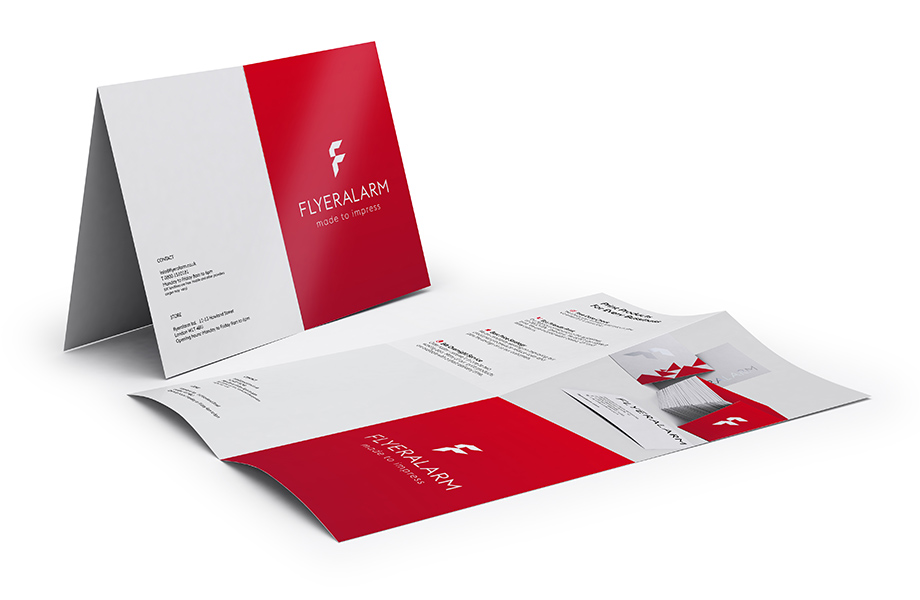 Faltblätter, Zweibruch-Kreuzfalz