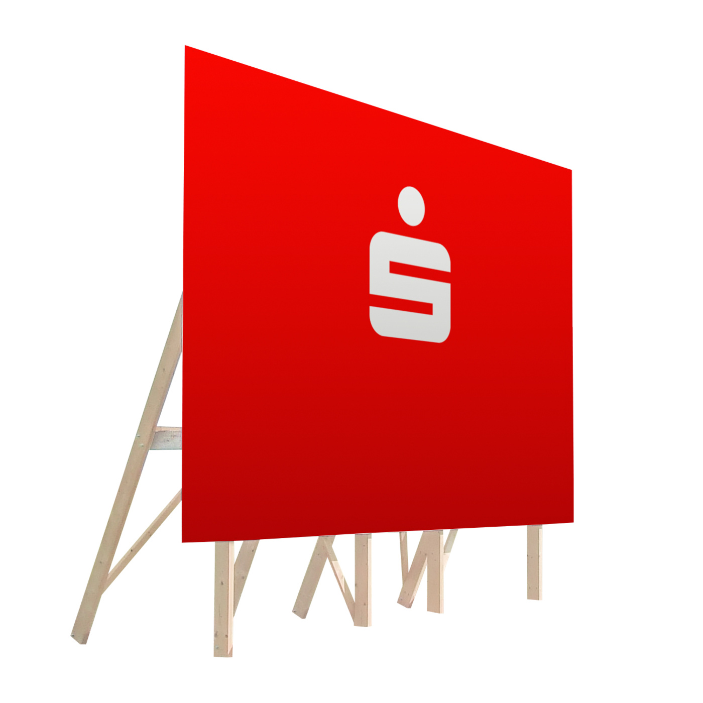 Sparkasse Bauschild 210 x 200 cm