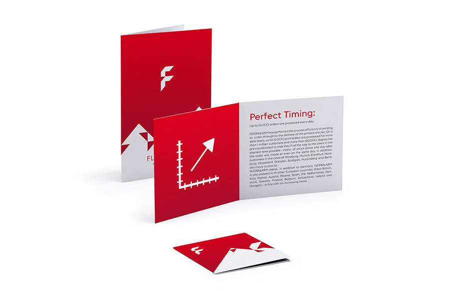 Faltblätter im Wunschformat, Einbruchfalz