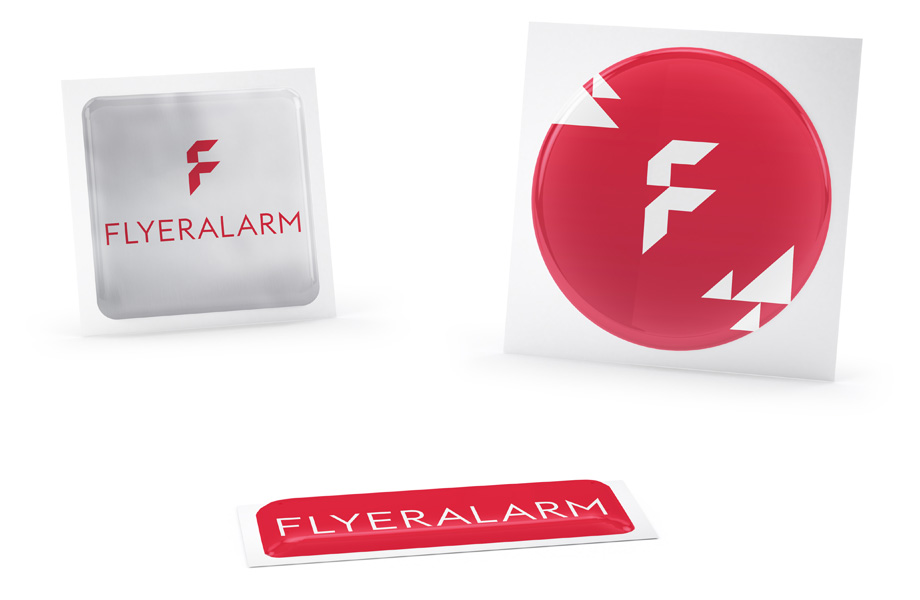 Gel-Aufkleber (Doming)