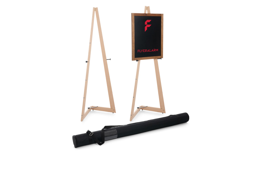 Mobile Staffelei aus Holz inkl. Transporttasche