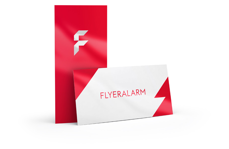 Flyer mit Veredelung