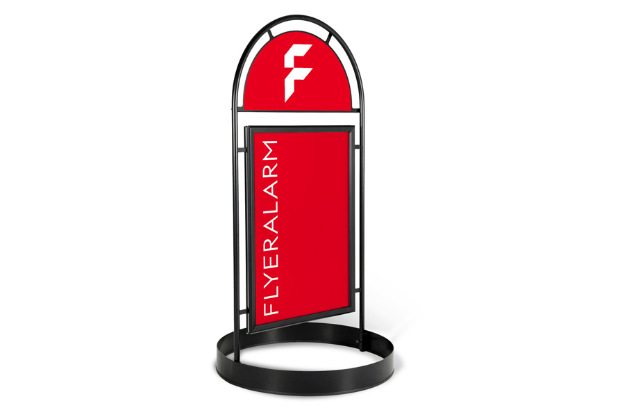 Topschild-Drucke für Kundenstopper Wheel