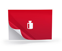 Extrem stark haftende Aufkleber