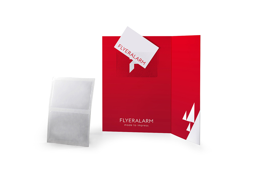 Visitenkartentaschen (selbstklebend)