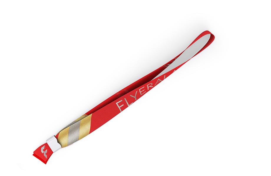 Kontrollbänder Stoff, gewebt mit Metallic-Farben