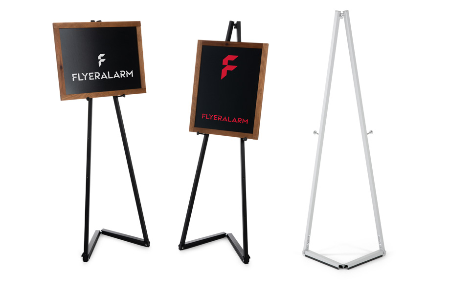 Mobile Staffelei aus Metall