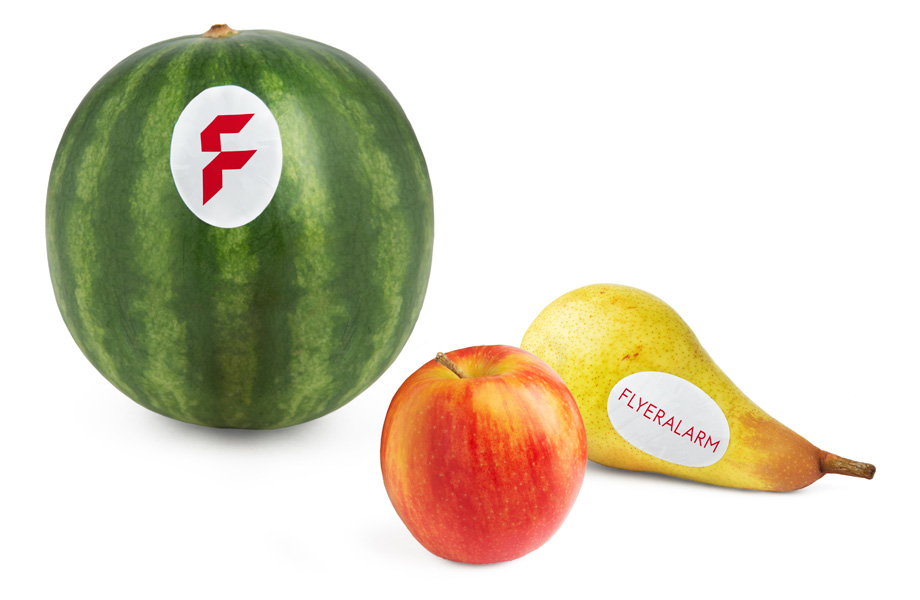 Lebensmittelaufkleber