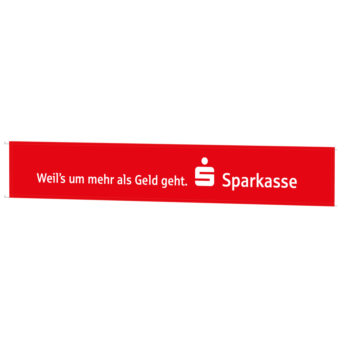Spannband - Weil’s um mehr als Geld geht Sparkasse 500x75cm