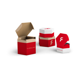 Faltschachteln sechseckig