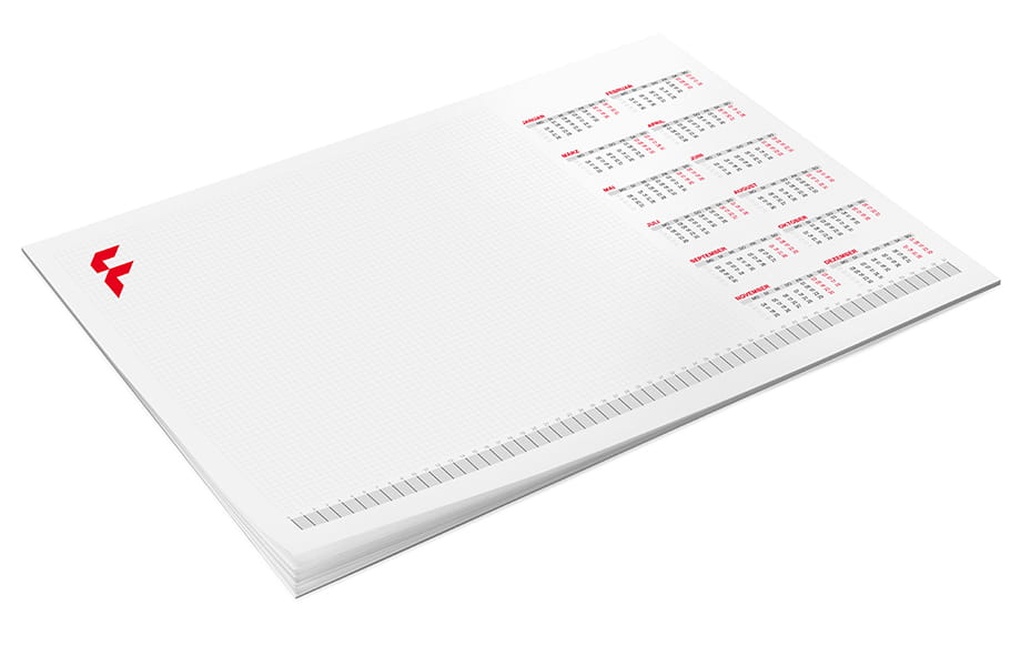 Schreibtischunterlagen