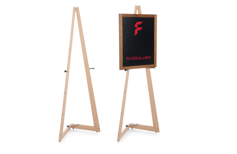 Mobile Staffelei aus Holz