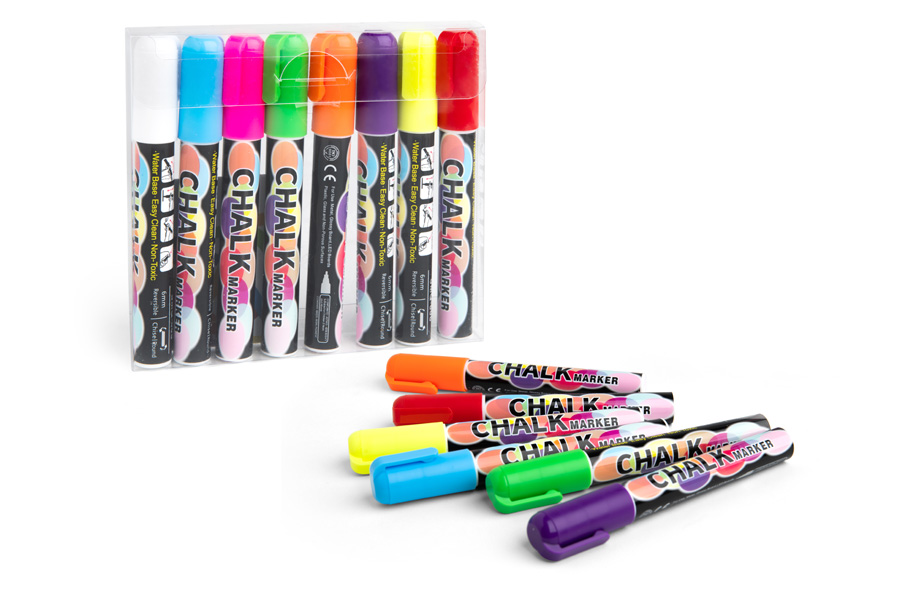 Kreidestifte Set bunt, 8-teilig