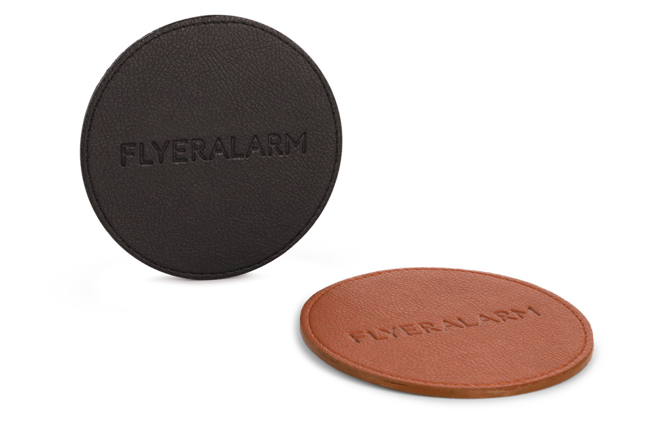 Untersetzer aus Apfel-Lederimitat