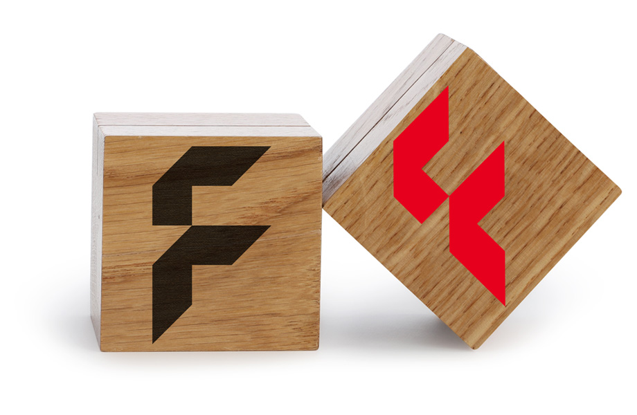 Tischaufsteller Holzwürfel