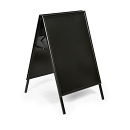 Kundenstopper Klassik schwarz