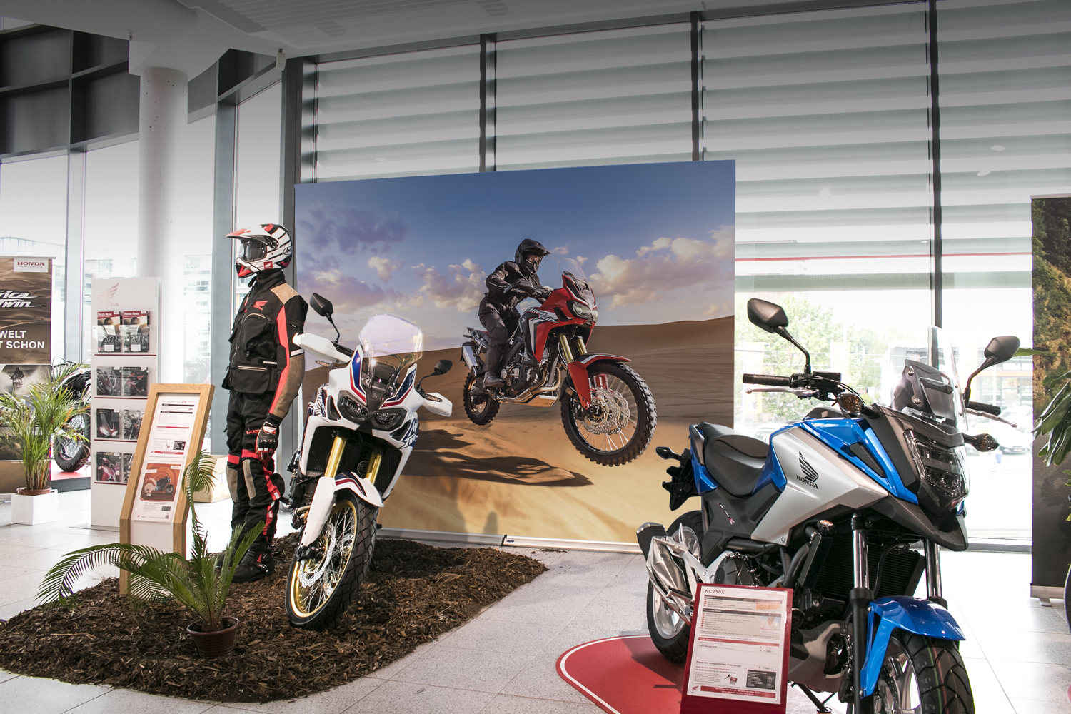 Messewand Easywall Flex Backwall Messewand Medium Honda