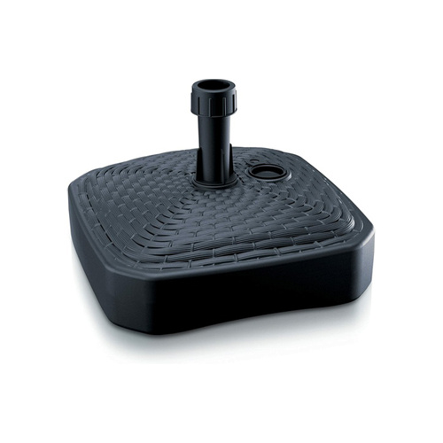 Standfuß (Basic) Schwarz mit 12 Liter Füllmenge