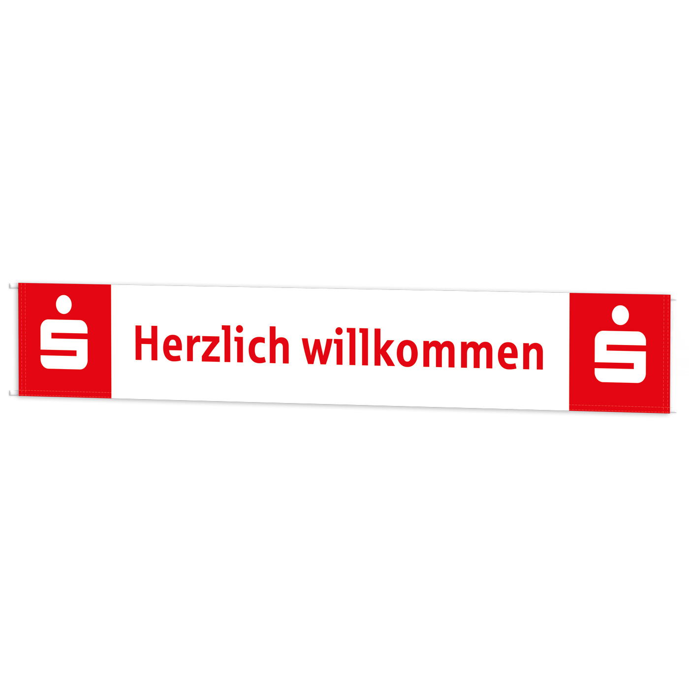 Spannband - Herzlich willkommen 500x75cm