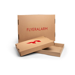 Flache Versand-Stülpdeckelschachteln