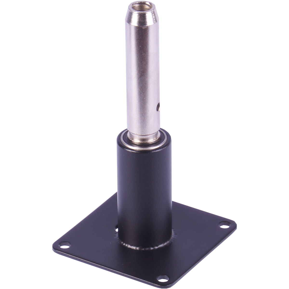 Beachflag AufschraubFuß von ENTDECKER, schwarz, mit kugelgelagertem Metallstift zur Befestigung von Beachflags.