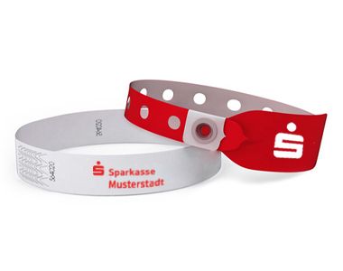 Kontrollbänder und Einlassbänder