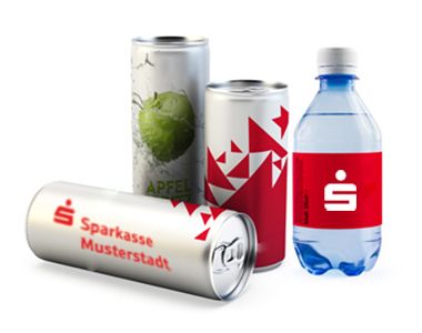 Flaschen und Getränkedosen